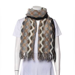 Missoni Striped Knit Scarf